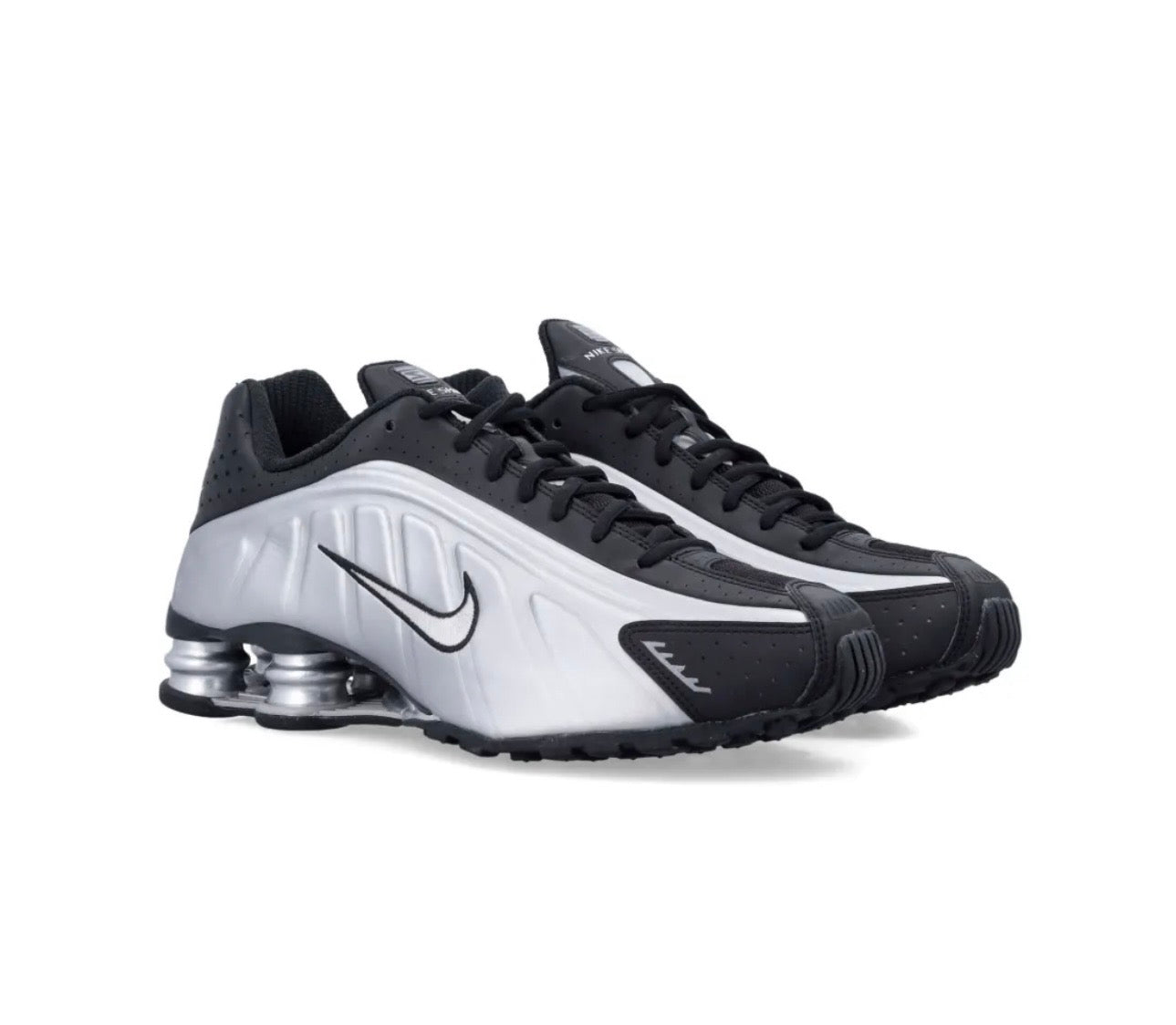 Nike Shox R4 Silver Black