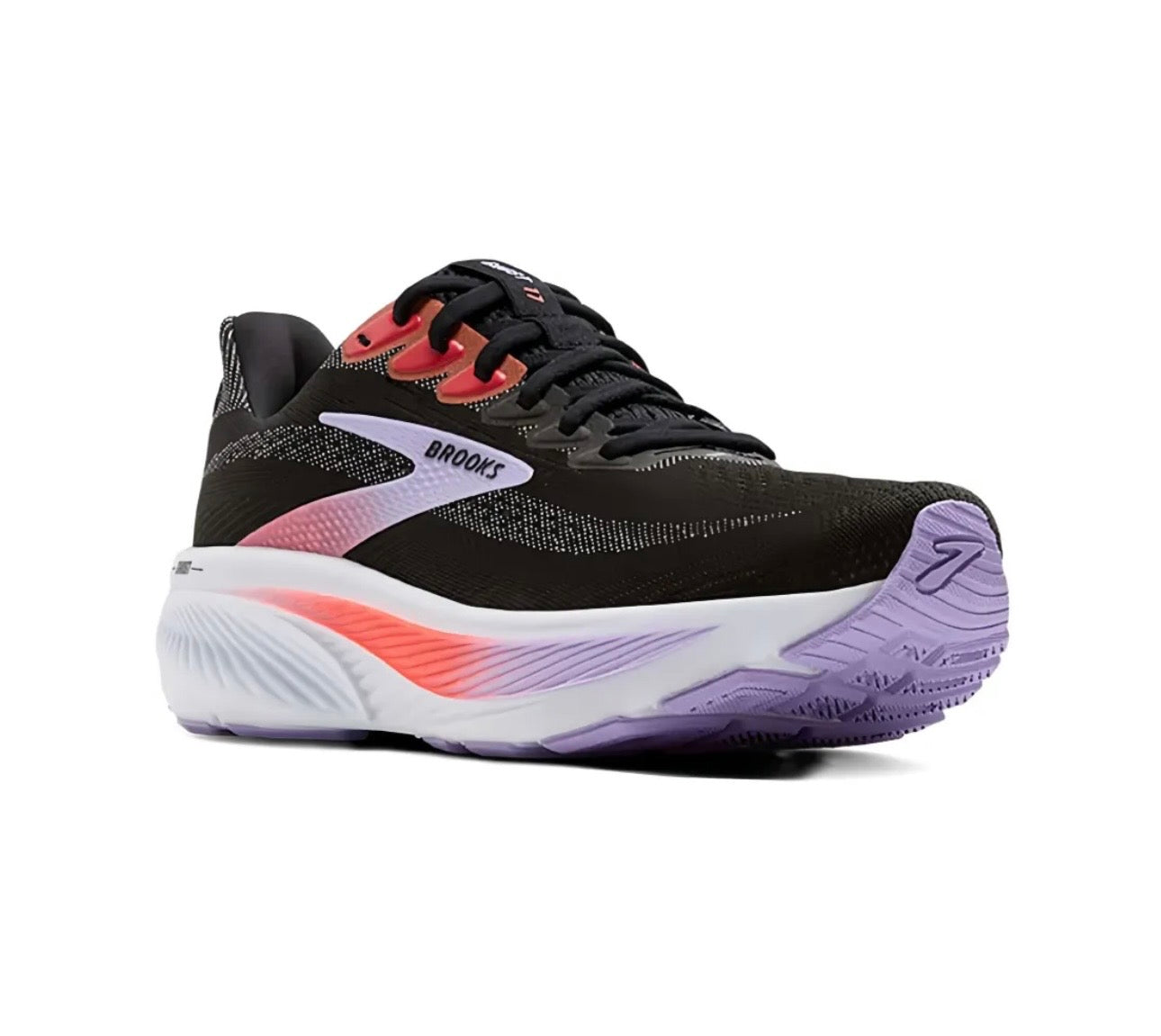 brooks Ghost Black Purple Red