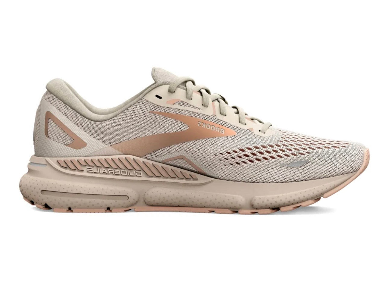 brooks Launch Cream Peach