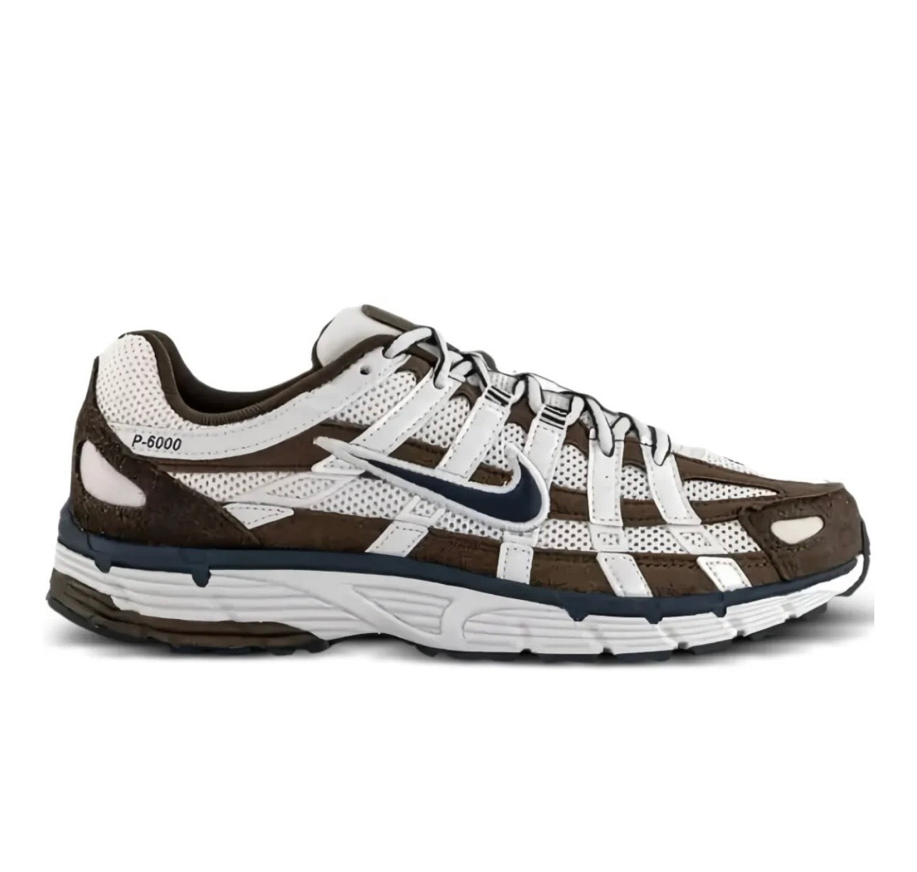 Nike P6000 White Brown