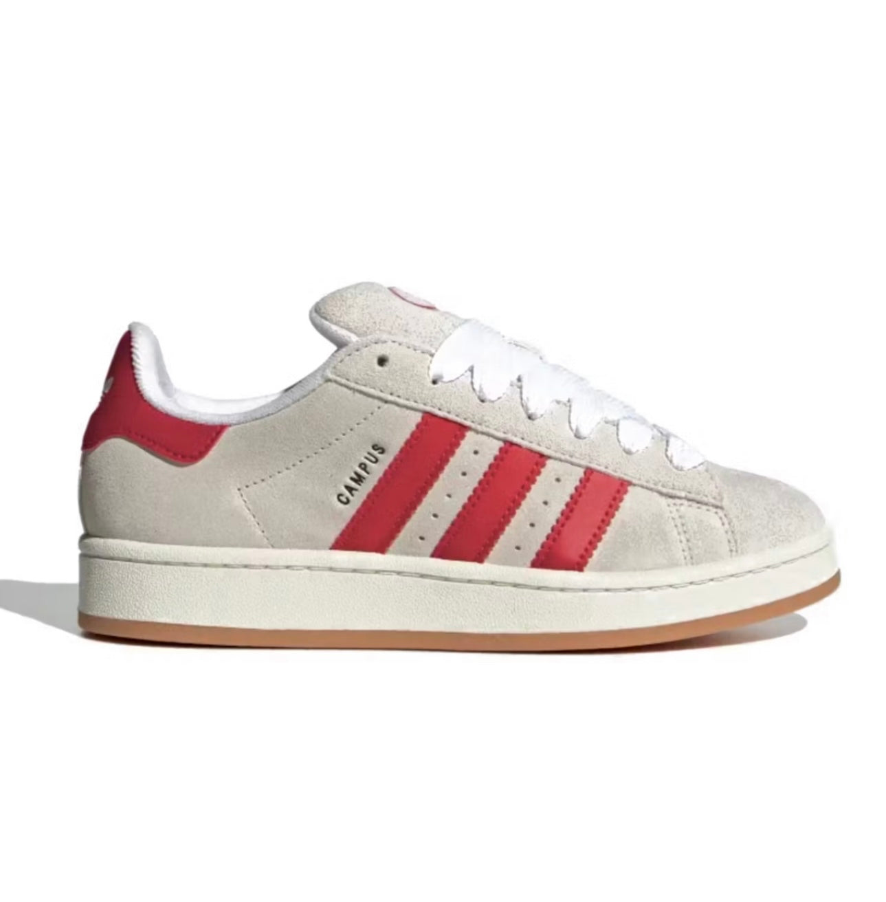 Adidas campus grey red מידה 40