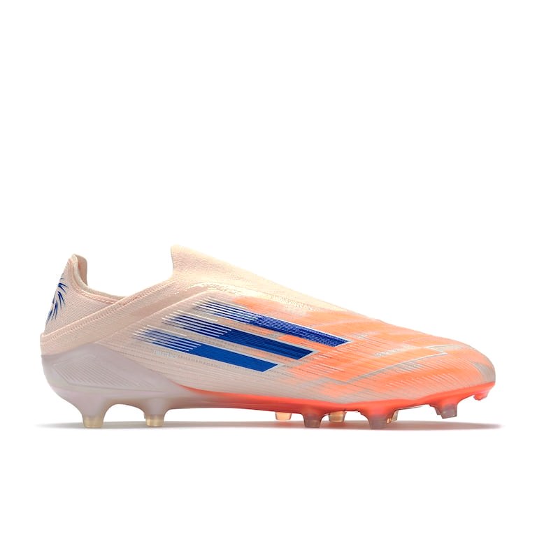 adidas F50 Elite Laceless FG – White Blue