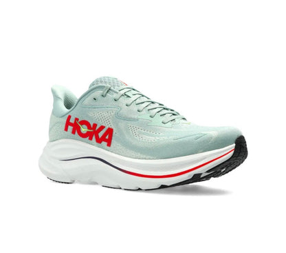 Hoka Clifton 10 Light Blue Red