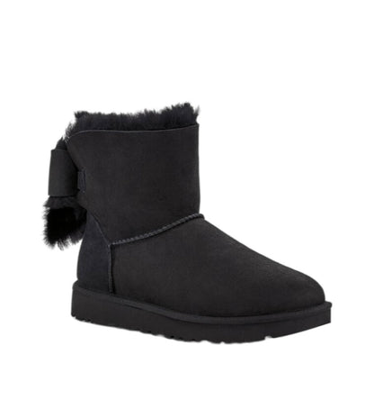 Ugg mini Bailey bow II boots black מידה,40