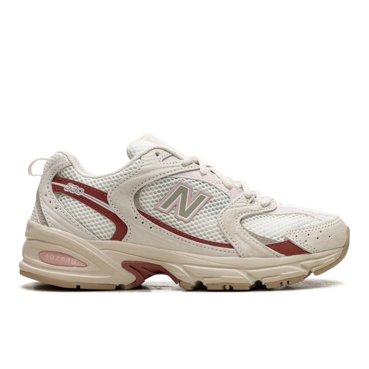New Balance 530 cream red