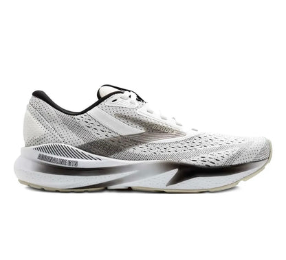 brooks Launch White Grey