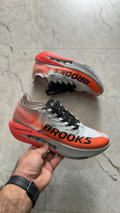 Brooks Hyperion Peach Grey