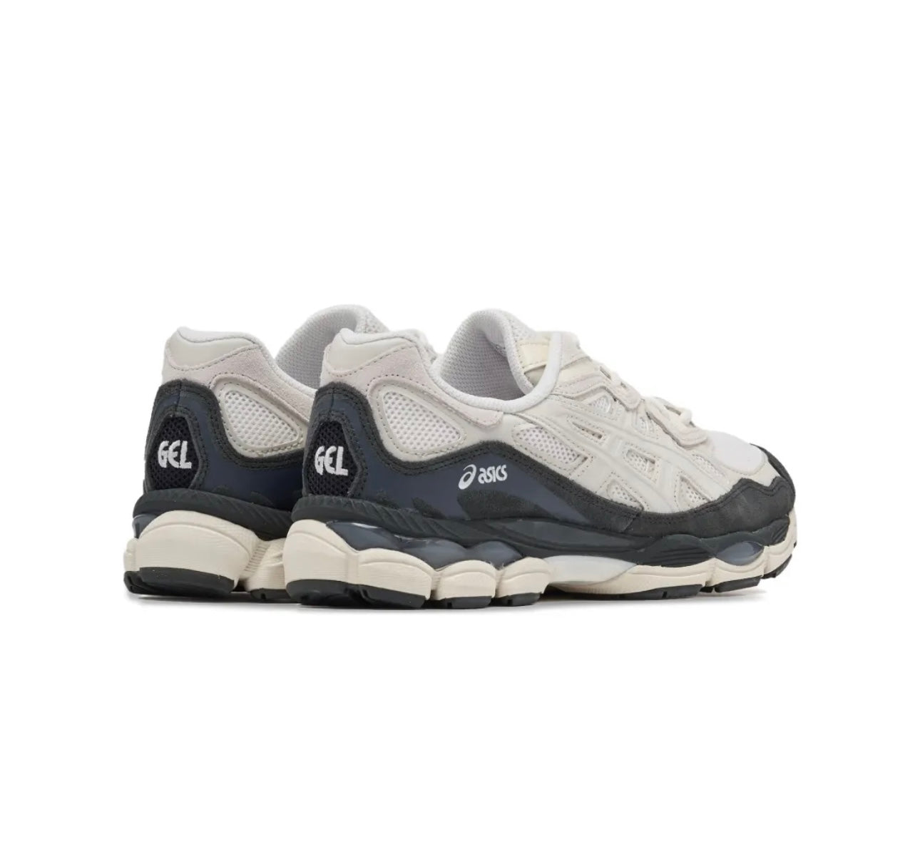 Asics Gel NYC White dark blue מידות 37, 43