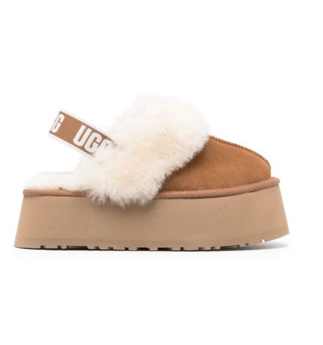 Ugg platform slipped brown