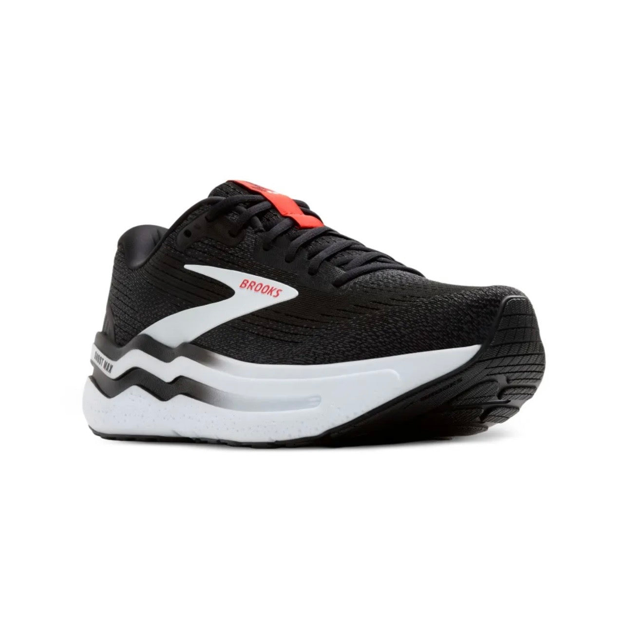 brooks Ghost Black White