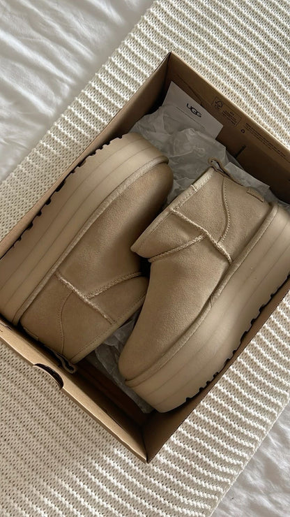 Ugg Classic Ultra Mini Platform "Mustard" מידה 40