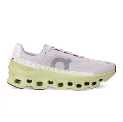 On Cloudmonster pink yellow