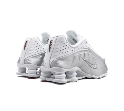 Nike Shox R4 Silver White