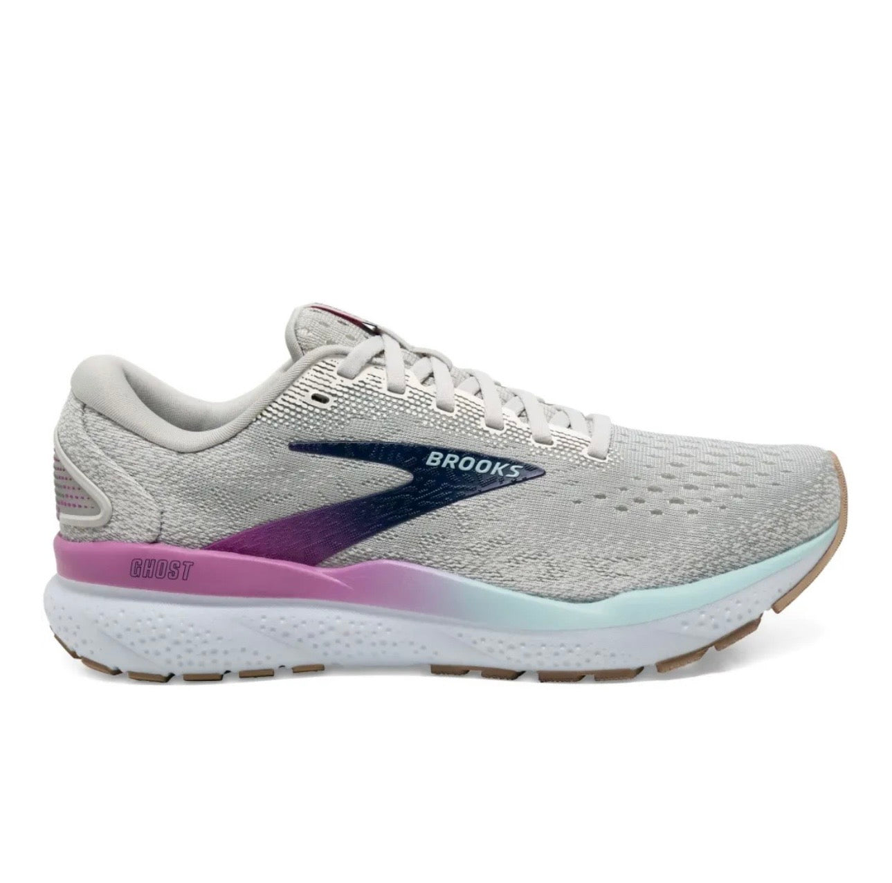 brooks Ghost Grey Purple Blue
