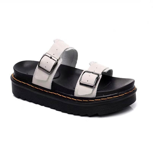 Doctor Martens White Sandals