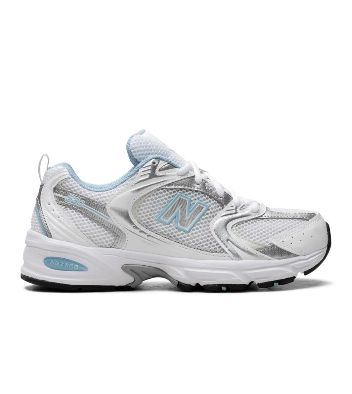 נעלי New Balance 530 white silver blue מקוריות בעיצוב אופנתי עכשווי לקידום אתר