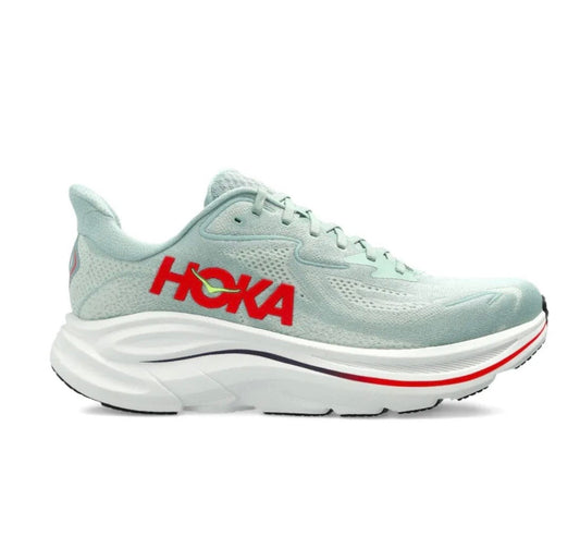 Hoka Clifton 10 Light Blue Red