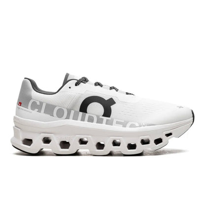 On Cloudmonster white grey