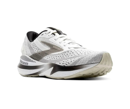 brooks Launch White Grey