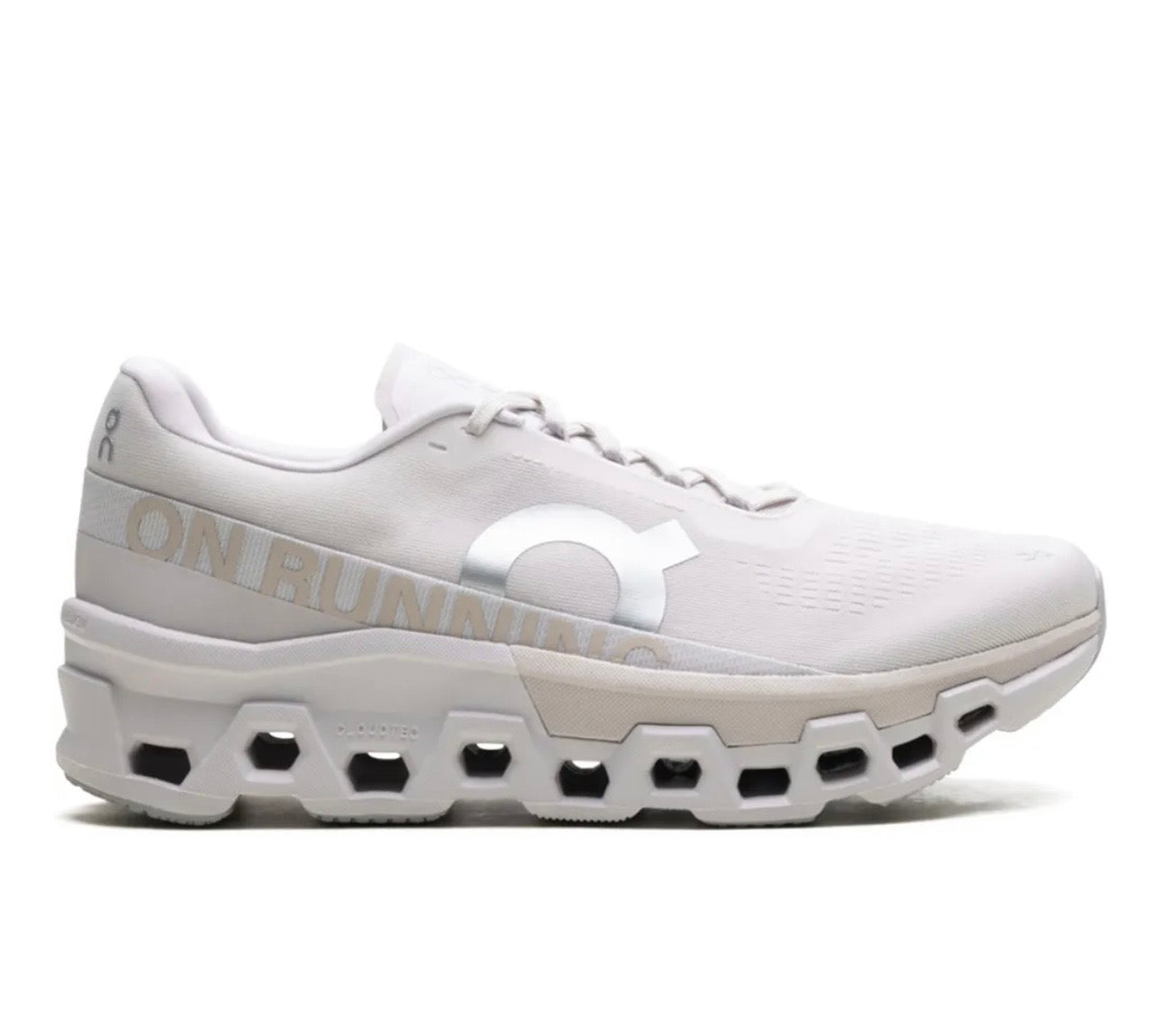 On Cloudmonster light gray