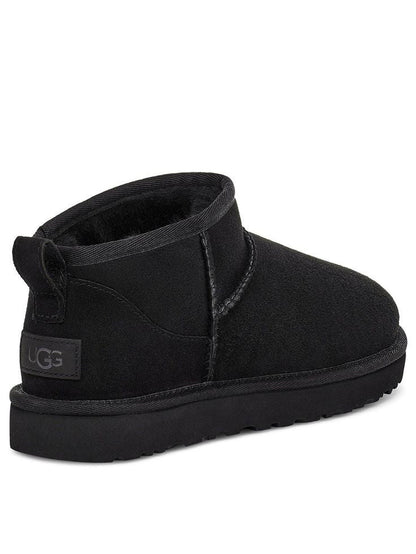 Ugg classic ultra mini  ankle boots black