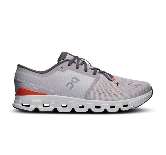 נעלי On Cloud X4 Grey Red מקוריות בעיצוב אופנתי עכשווי לקידום אתר