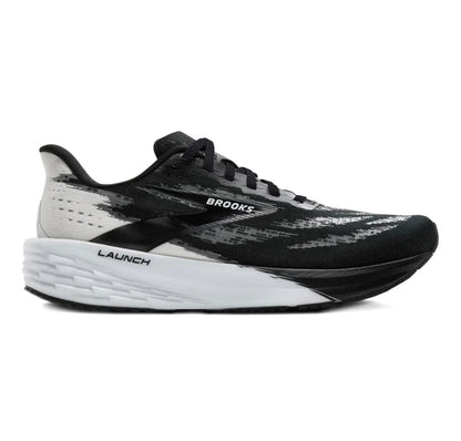 brooks Launch Black White