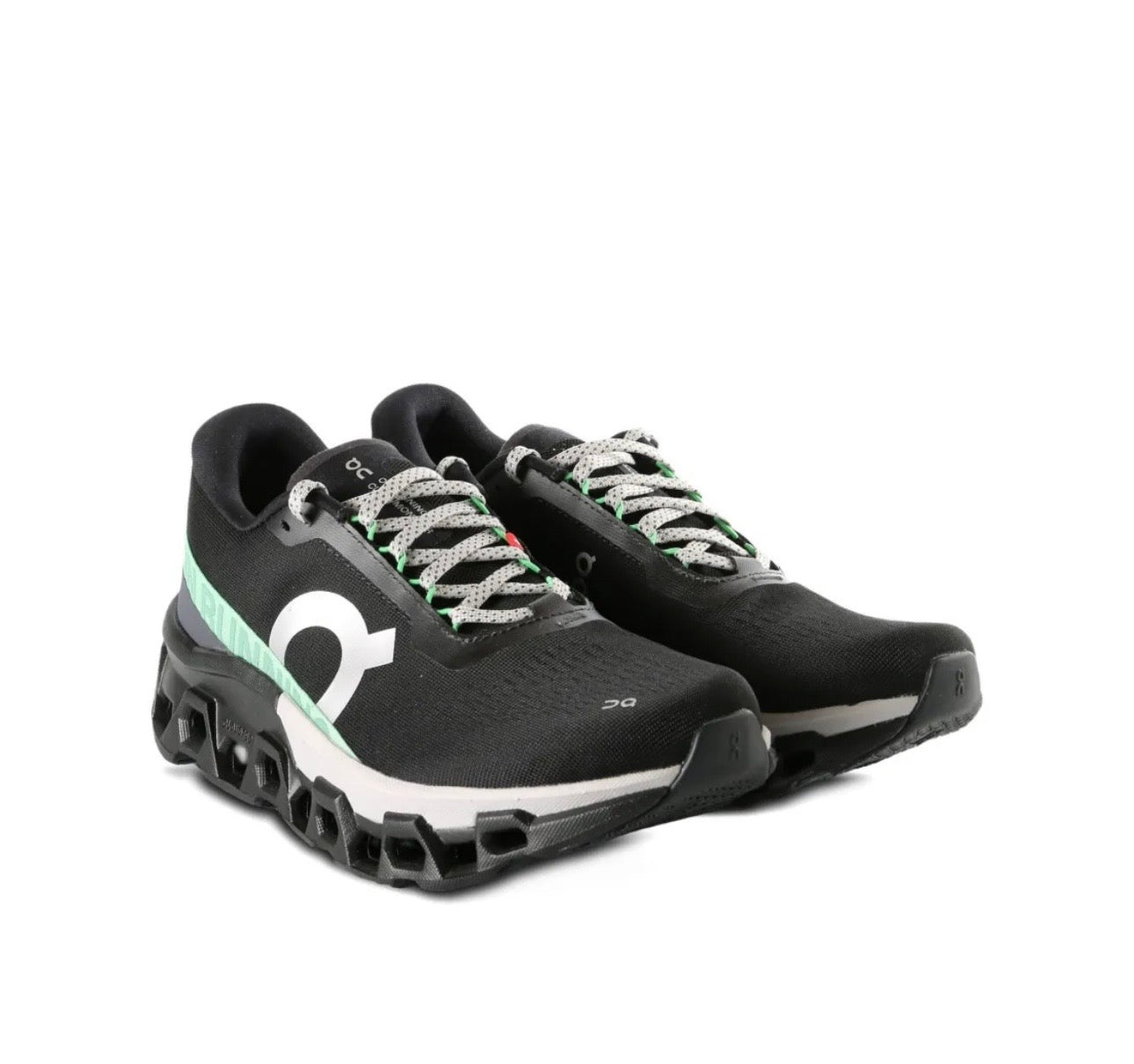 On Cloudmonster black green