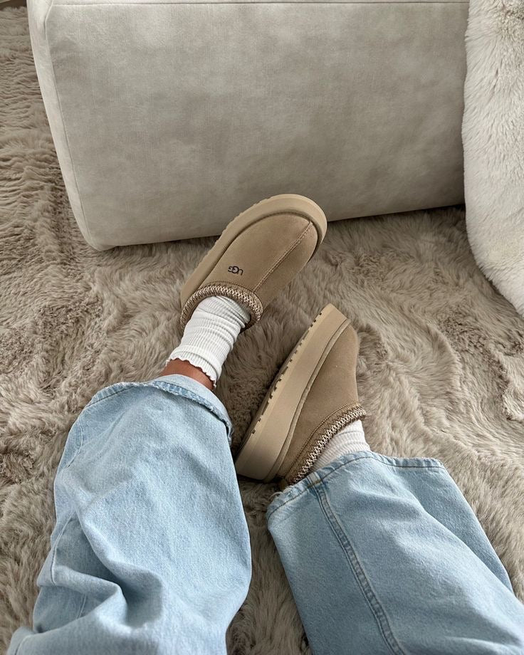 Ugg Tazz Platform Slippers מידה 37