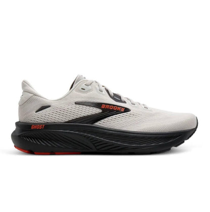 brooks Ghost Light Grey Black