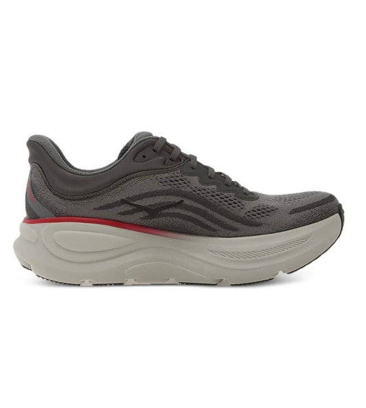 Hoka Bondi 9 Dark Grey Red