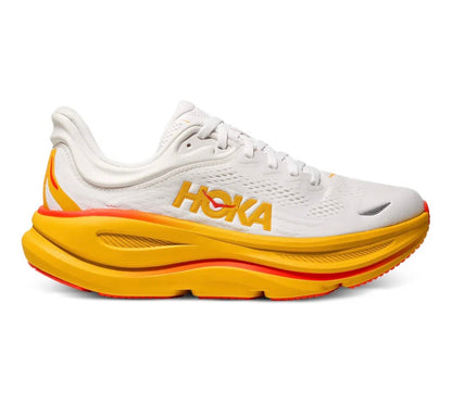 Hoka Bondi 9 White Yellow Red