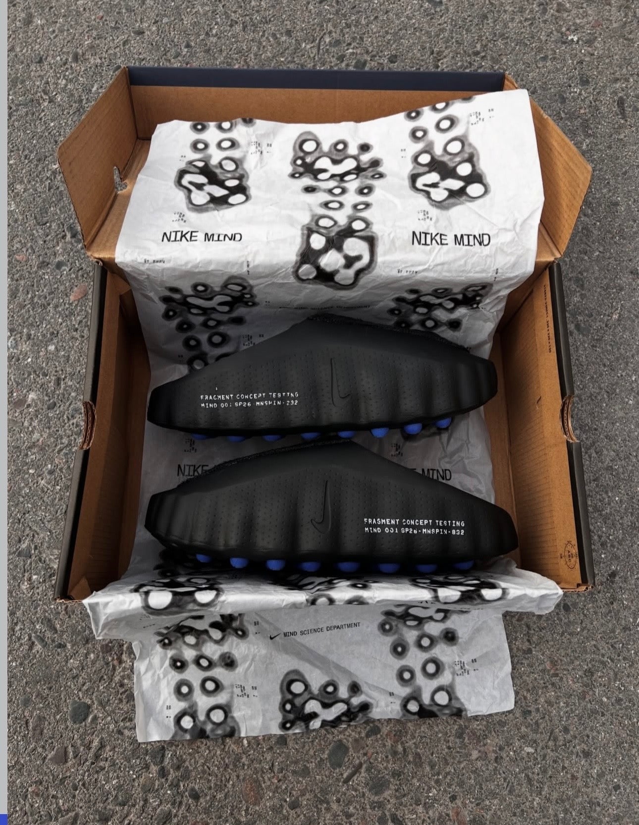Nike mind 001 Fragment Black