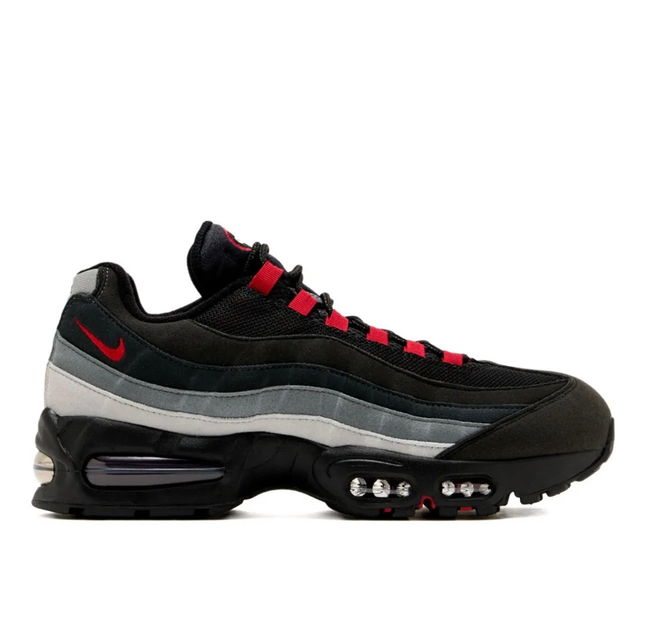 Nike air Vapormax 95’ black red