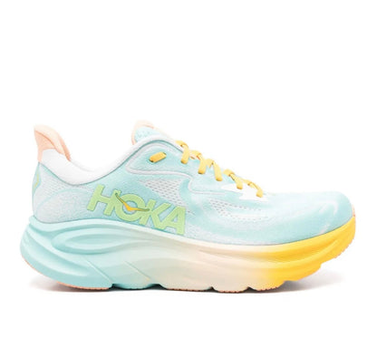 Hoka Clifton 10 Light Blue Yellow