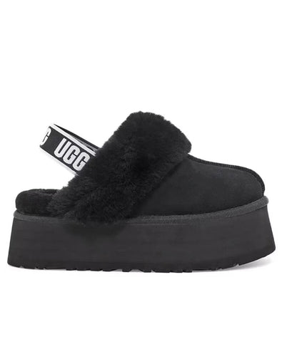 Ugg platform slipped black מידה 37
