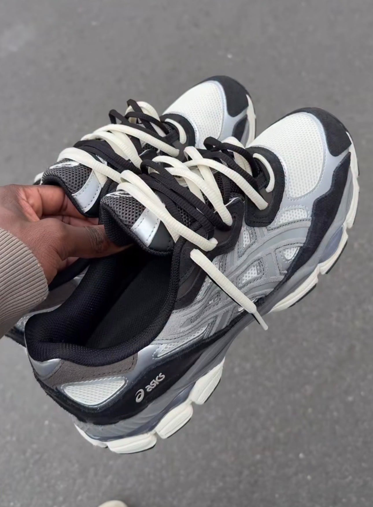 Asics Gel NYC Black White Gray