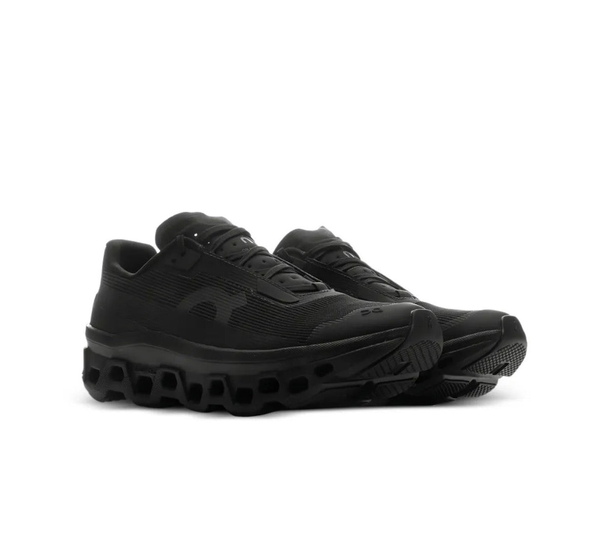 On Cloudmonster black מידות: 36,42.5