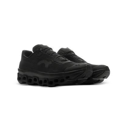 On Cloudmonster black מידות: 36,42.5