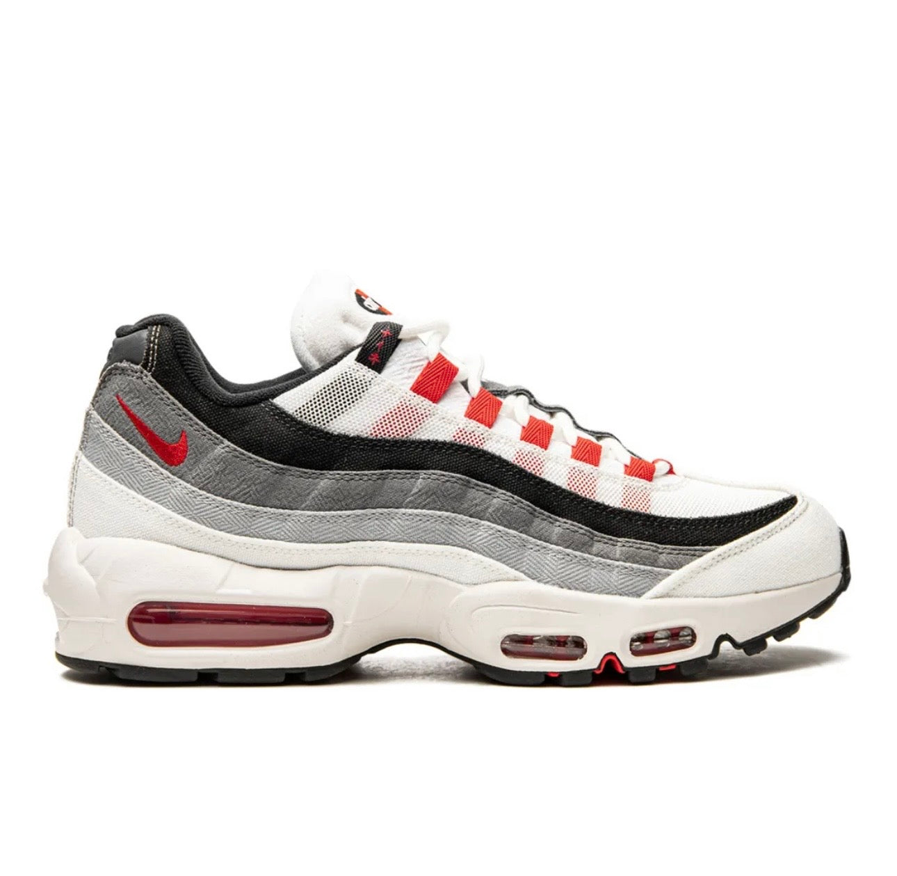Nike air Vapormax 95’ white grey red
