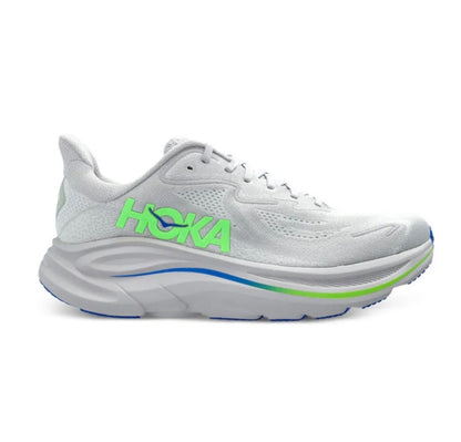 Hoka Clifton 10 Grey Light Green Blue