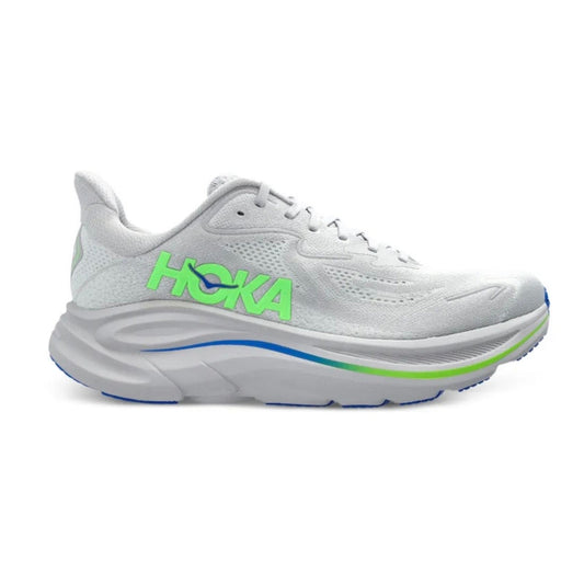 Hoka Clifton 10 Grey Light Green Blue