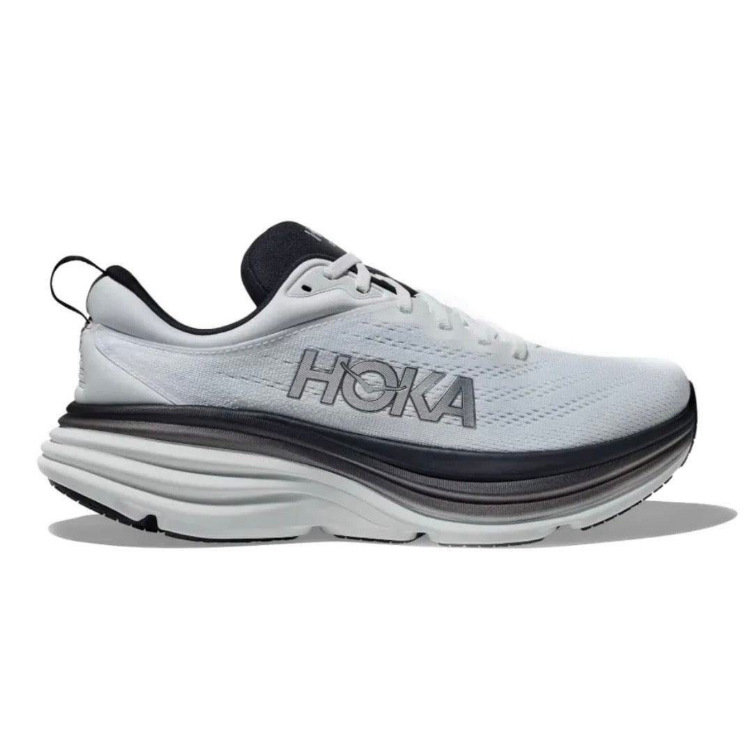 Hoka Bondi 8 Grey Black