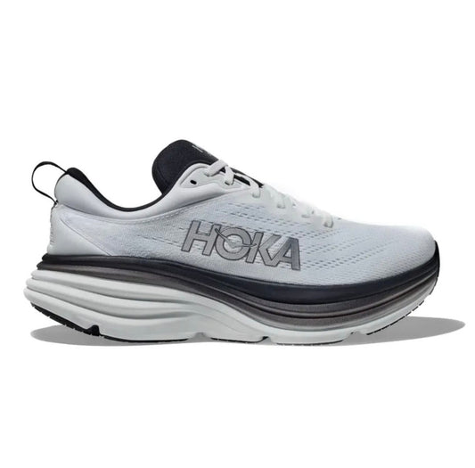 Hoka Bondi 8 Grey Black