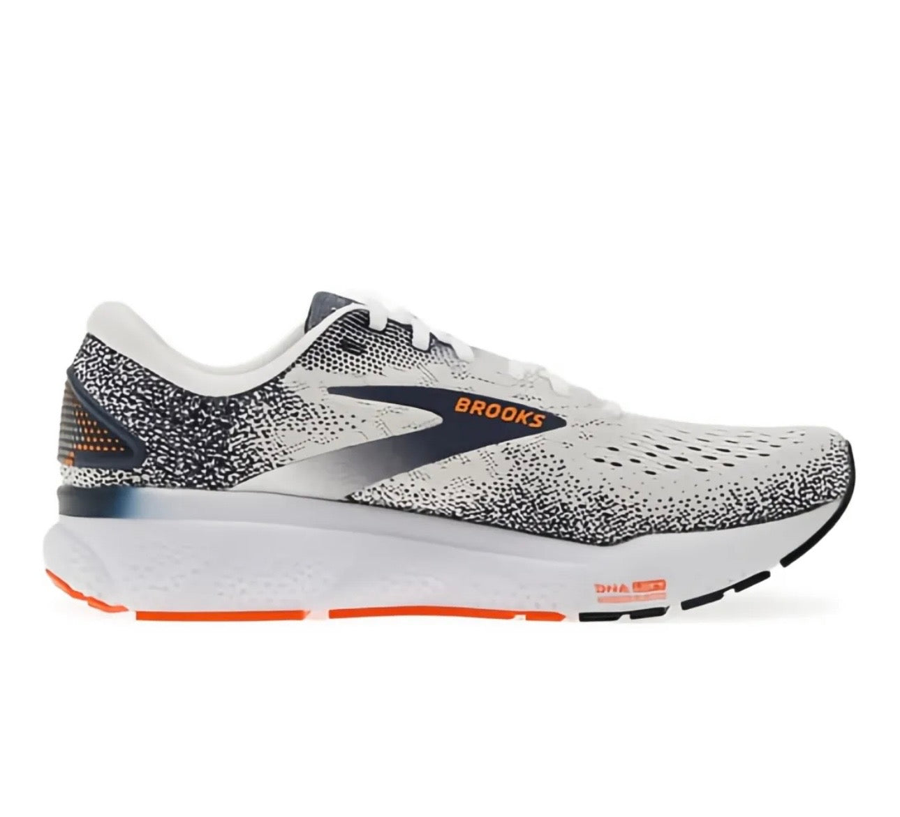 brooks Ghost Black White