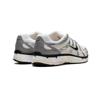 Nike P6000 White Grey Silver