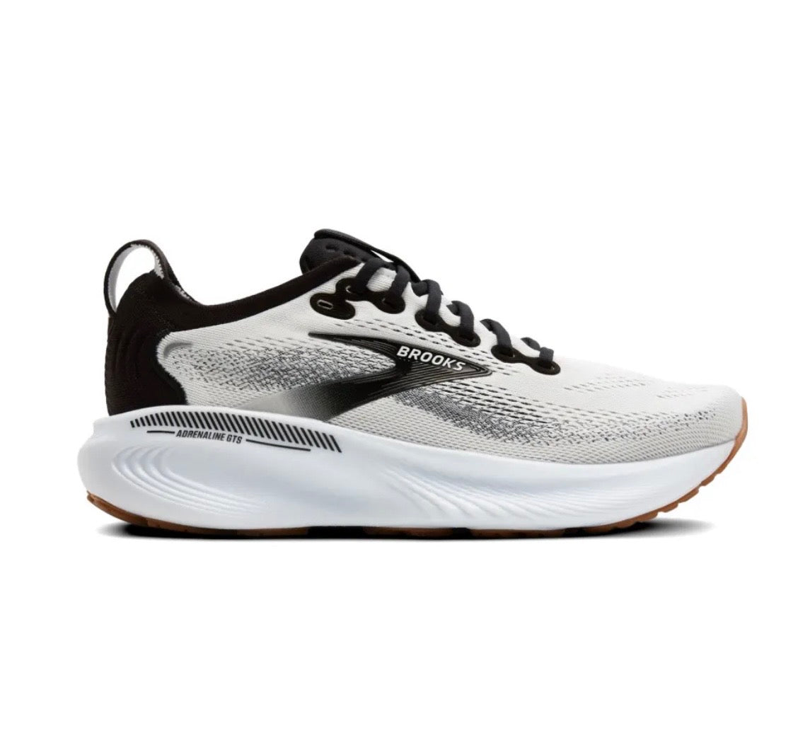 brooks Launch White Black