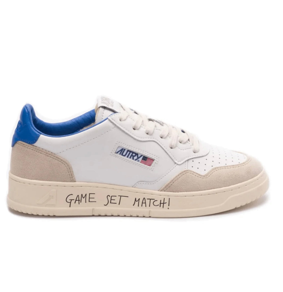 נעלי Autry White Gray Blue “GAME SET MATCH” מקוריות בעיצוב אופנתי עכשווי לקידום אתר