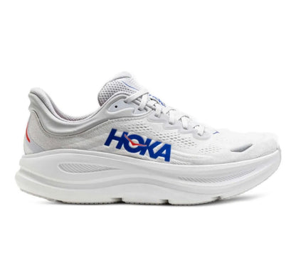 Hoka Bondi 9 White Blue