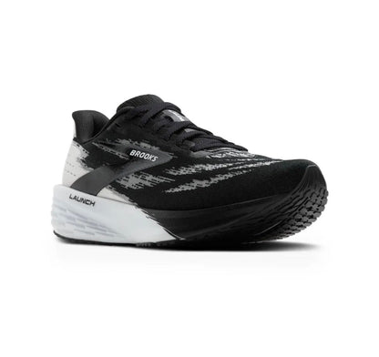 brooks Launch Black White